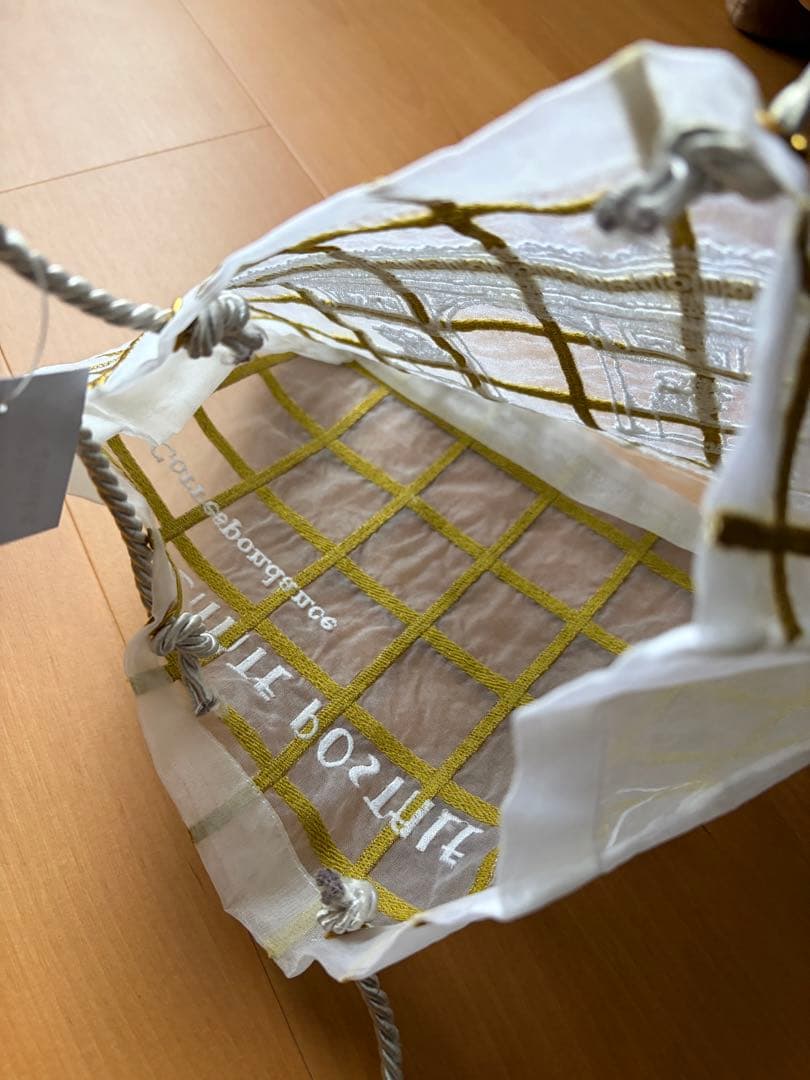 新品　ブリジットタナカ　オーガンジーバッグ 凱旋門　トート