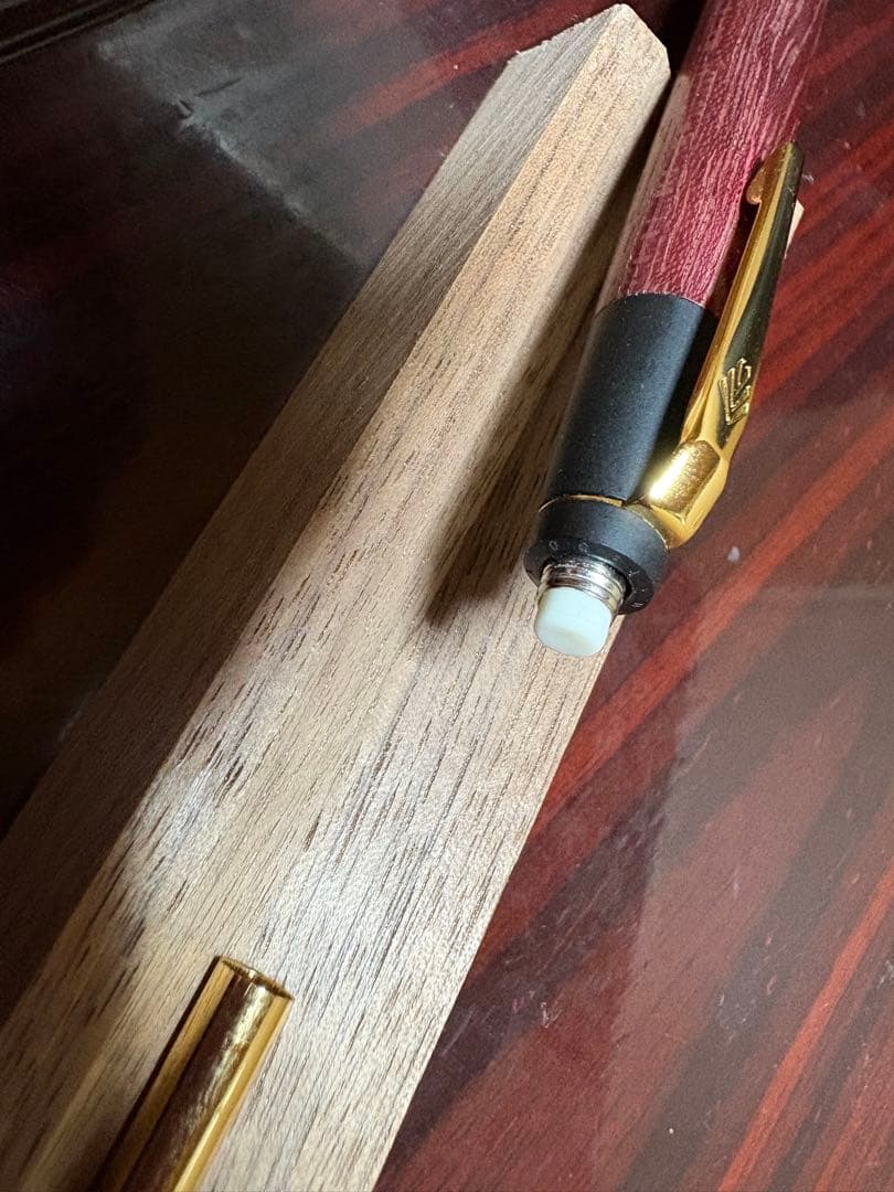 野原工芸シャープペンパープルハート