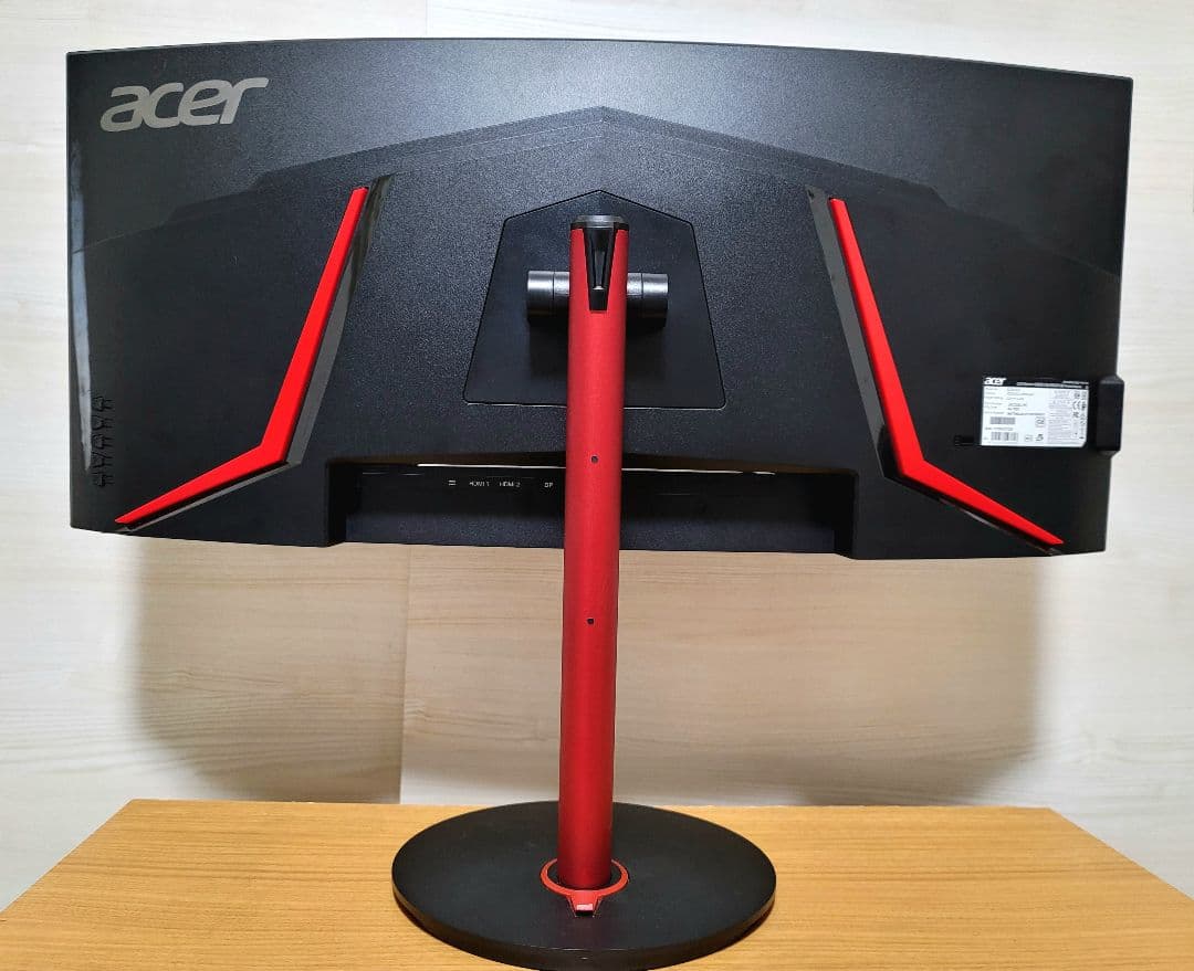 美品　Acer 34インチ湾曲ゲーミングモニター Nitro XZ342CU