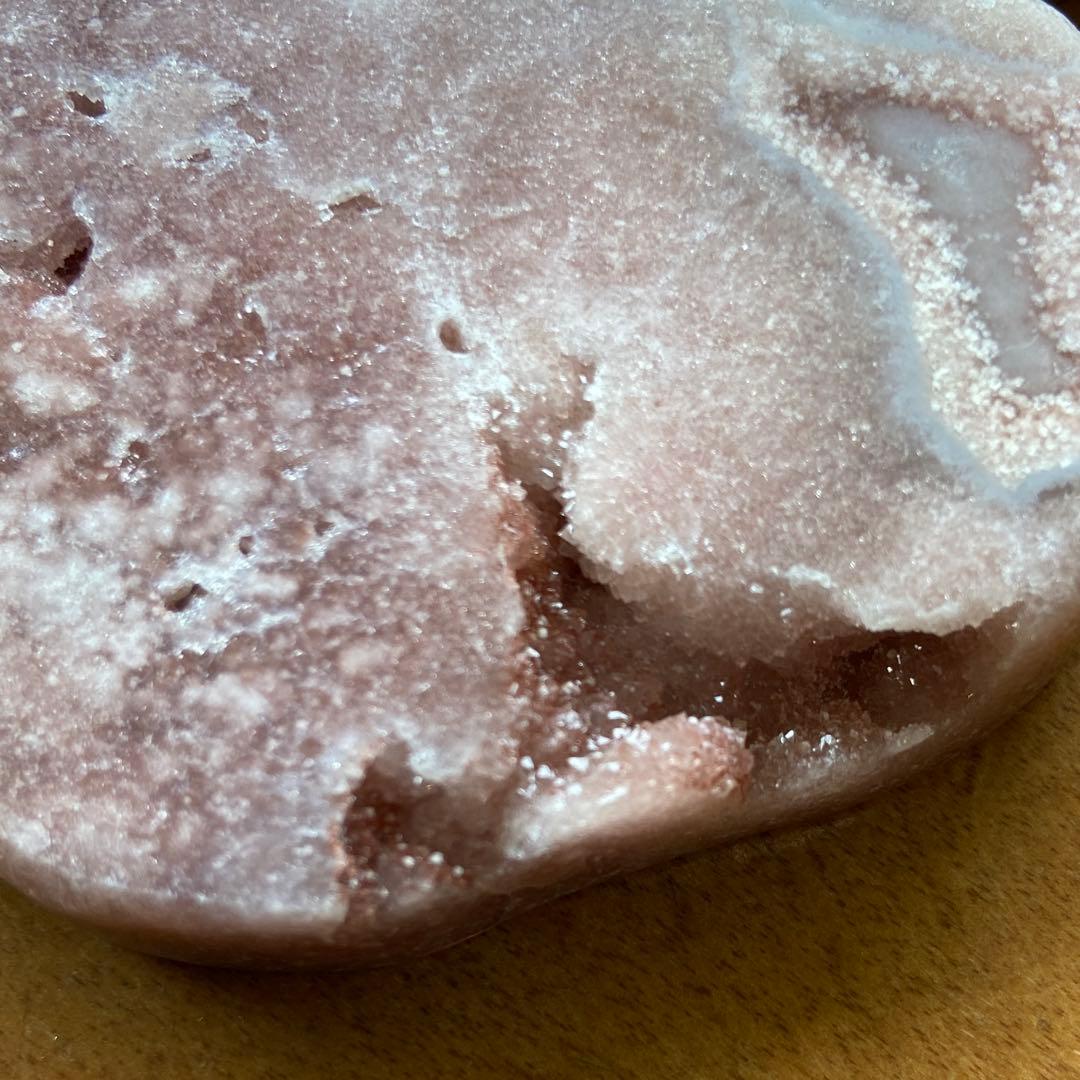 ブラジル産　ピンクアメジスト　バニー　うさぎ　干支　スタンド付き