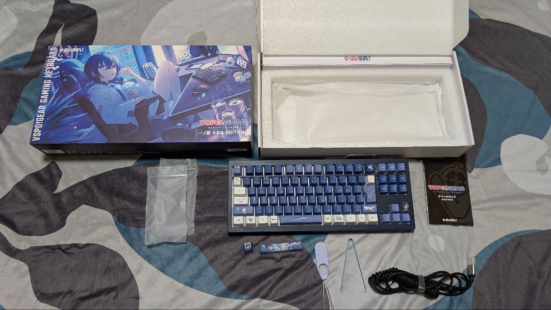 VSPO! GEAR ゲーミングキーボード 一ノ瀬うるはedition