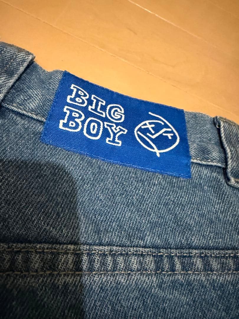 polerskate big boyブルーデニムパンツ