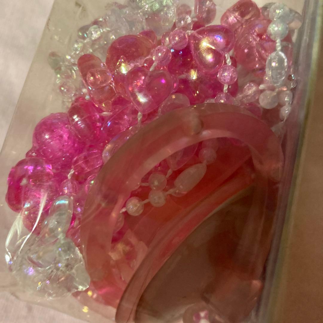 キティ レトロ　ビーズカーテン ミニ　吸盤付　37✖︎35 かなり希少　未使用品