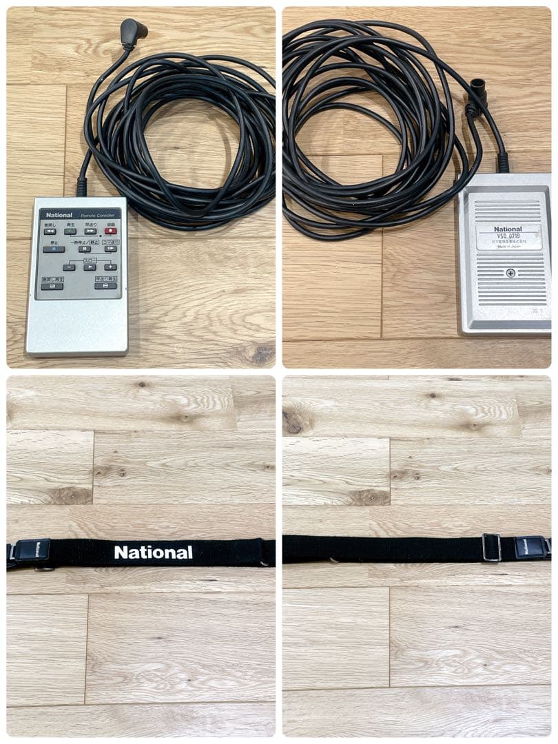 National ビデオカメラ ビデオデッキ AC アダプター リモコン