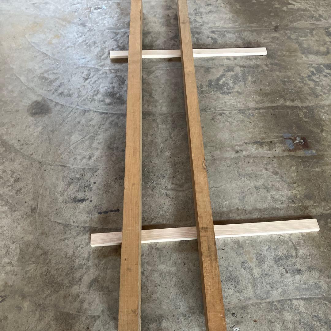 栗材　貴重　節少ない　乾燥済み