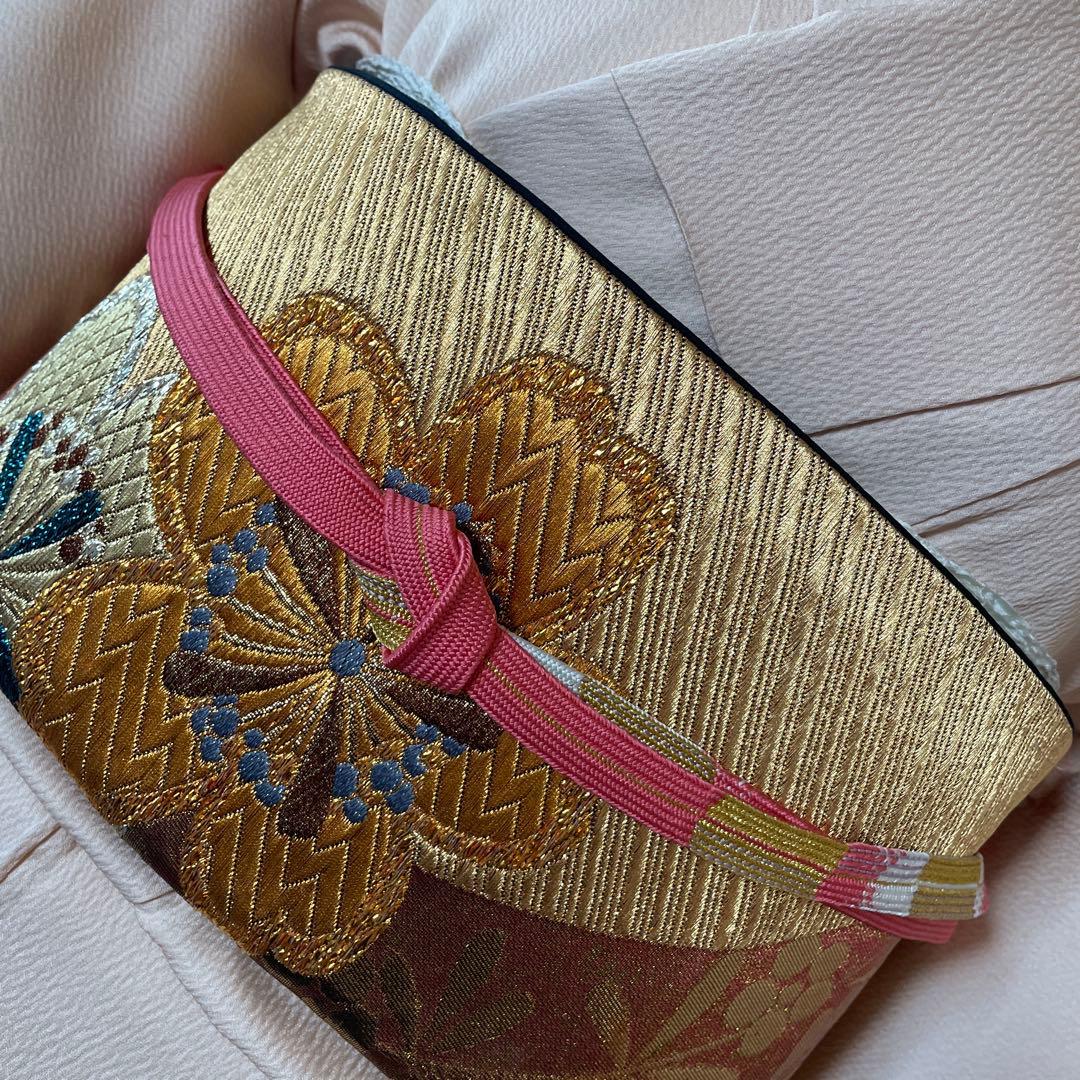 大輪の桜が煌めく袋帯