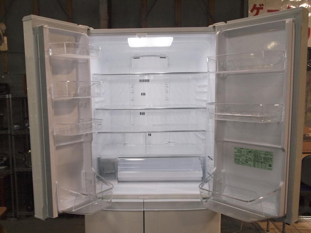 30日保証！日立 R-F48M4 冷凍冷蔵庫 475L パール 2019年