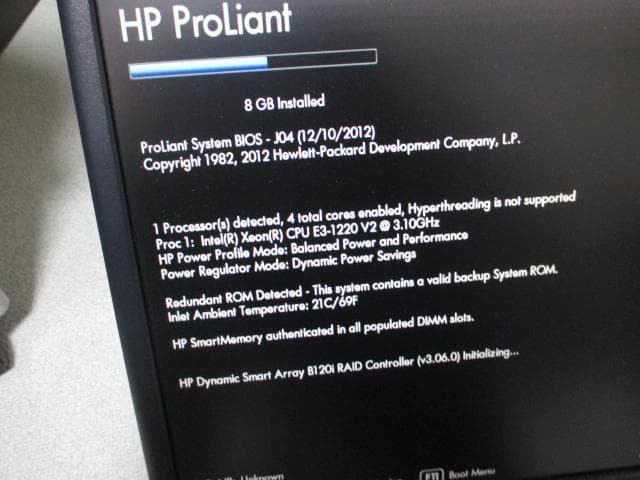 ☆HP ProLiant ML310e Xeon E3-1220 V2 8GB