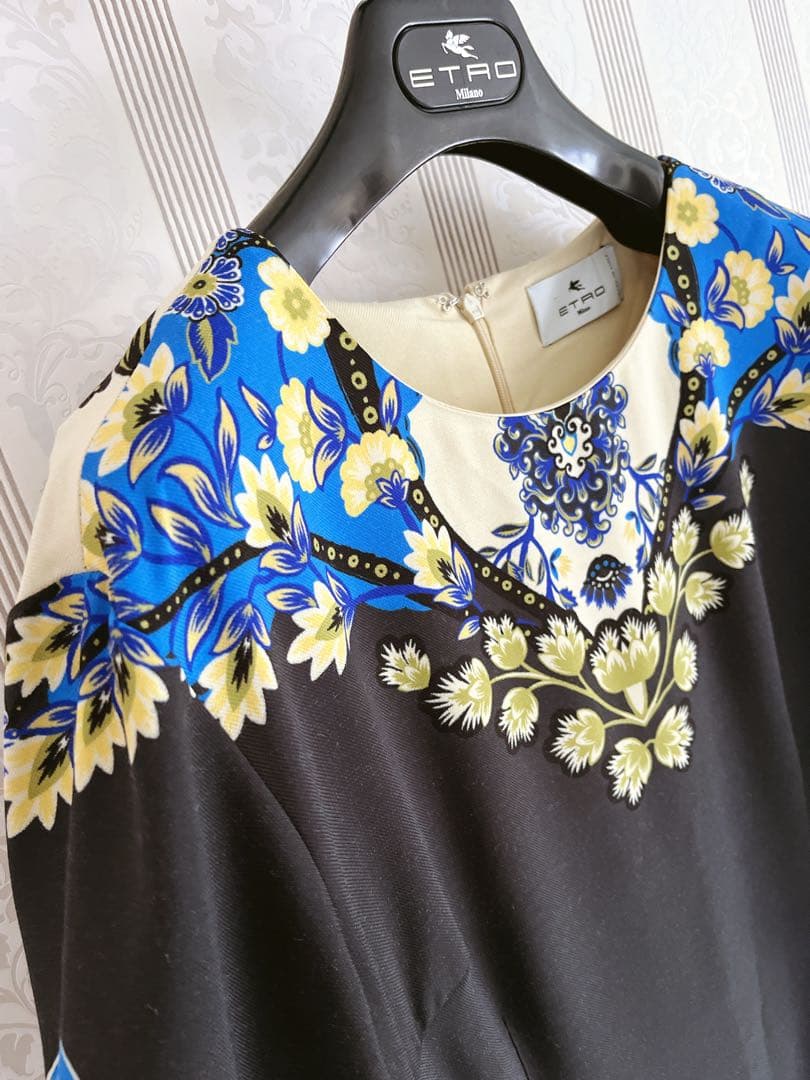 最終値下げ セール☆21万 極美品 エトロ 洗練 プレシャス ゆったり ドレス