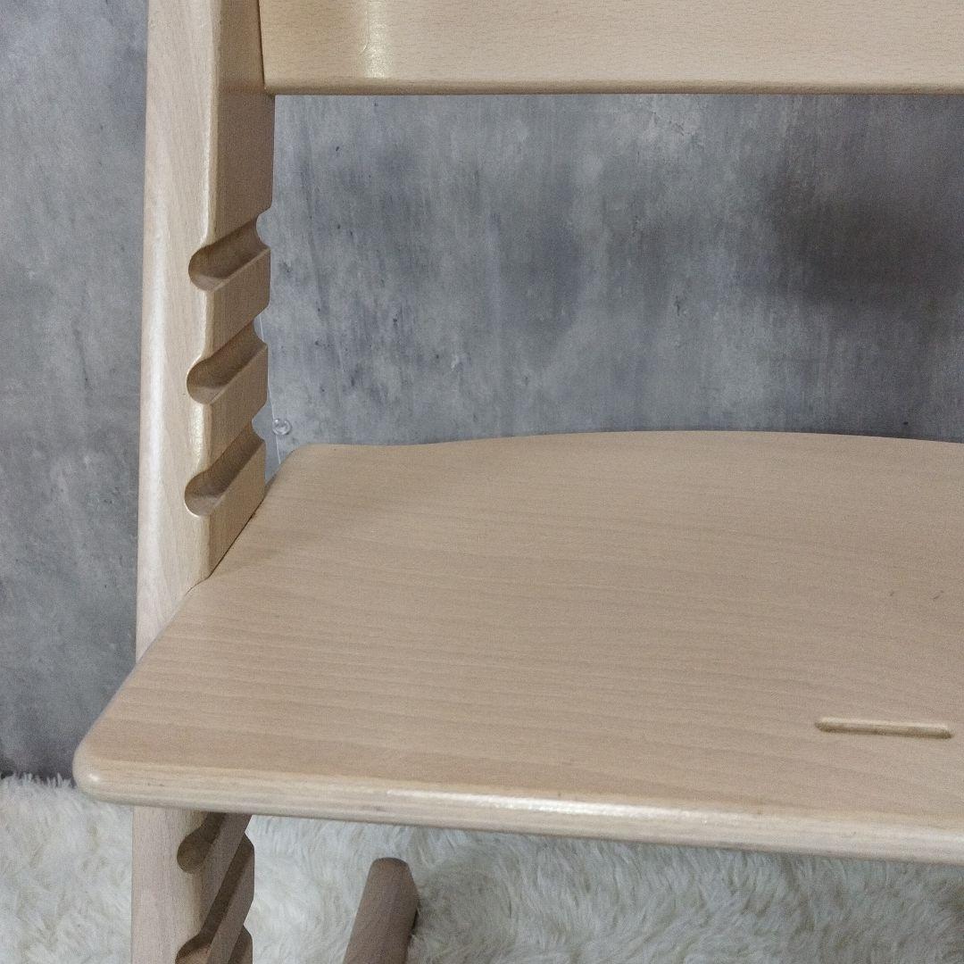 極美品　STOKKE　トリップトラップ　シリアル5　ストッケ　ホワイトウォッシュ