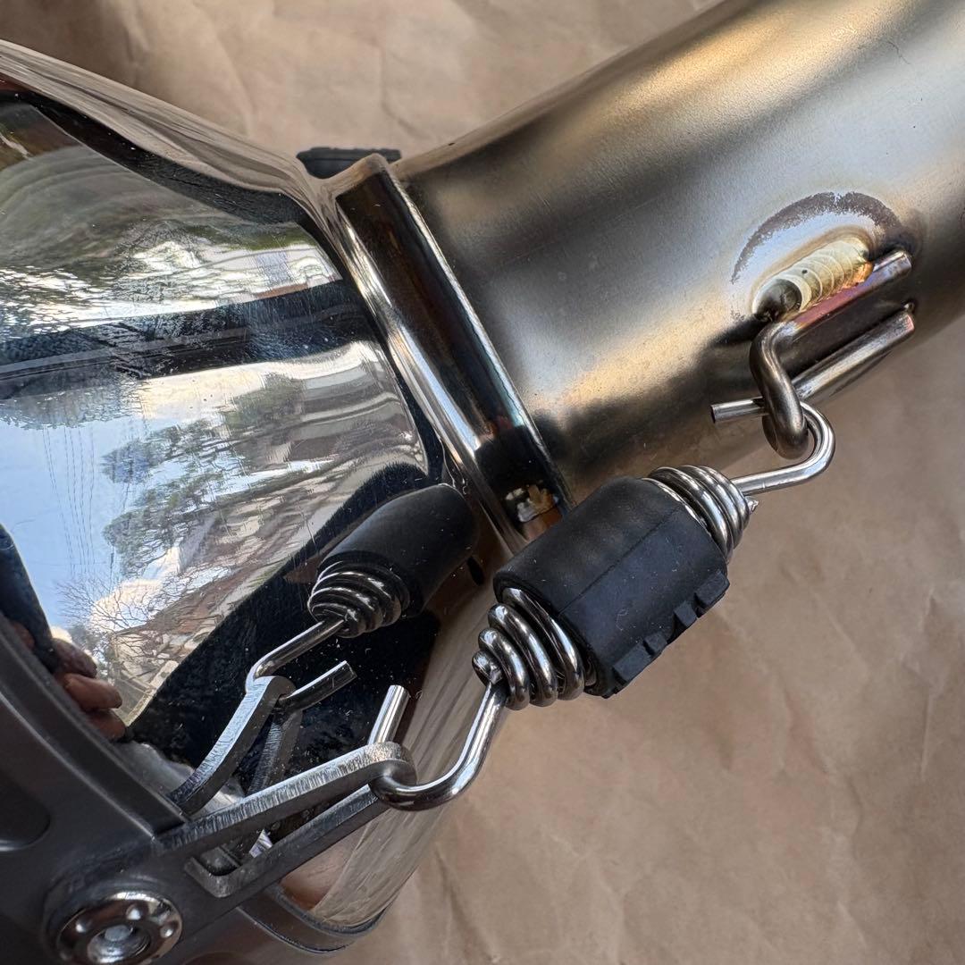 【スズキ車なら】 ヨシムラサイクロン R-77J ステンレス SV650 中古