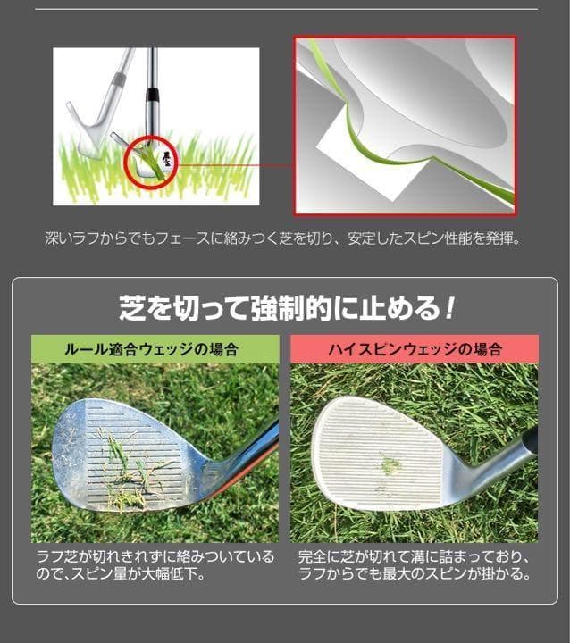 【選べる2本】世界最強バックスピンで止まって戻って寄せワン連発の激スピンウェッジ