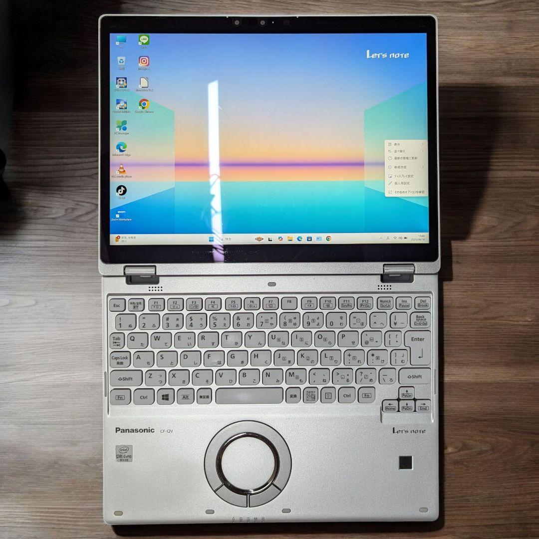 Windowsノート本体 Panasonic Let's note QV9R Core i5 10310U
