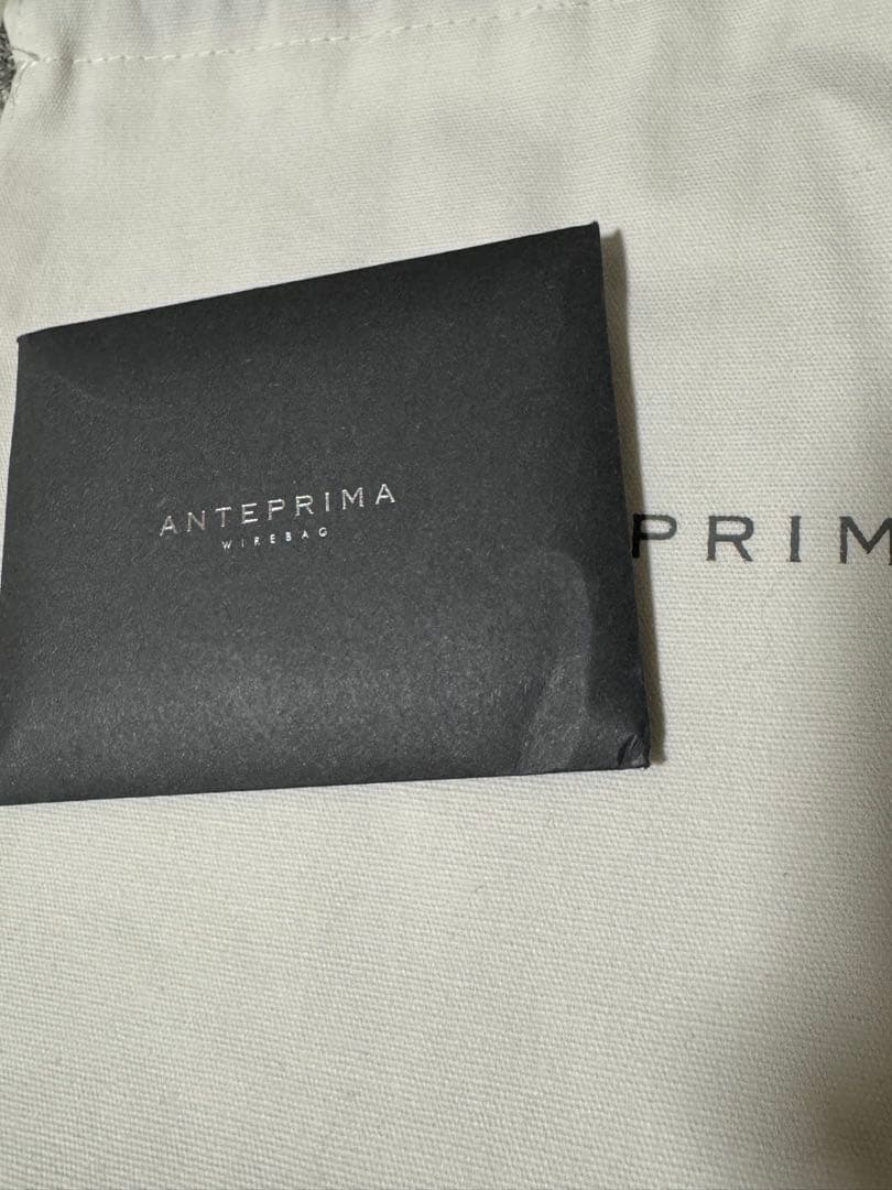 アンテプリマ ANTEPRIMA ペルラグリッター ワイヤーバッグ シルバー