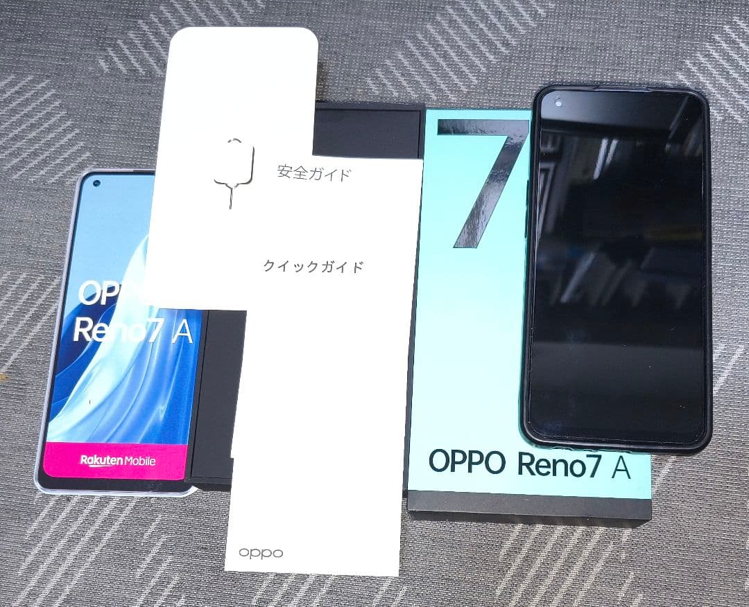 OPPO Reno7A　中古品　ドリームブルー