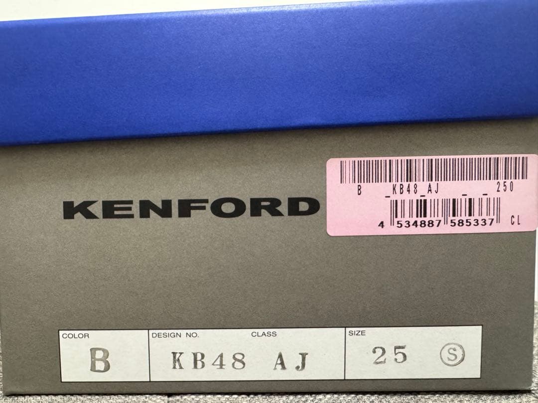 【未使用】KENFORD KB48 AJ ストレートチップ 黒 25cm 日本製