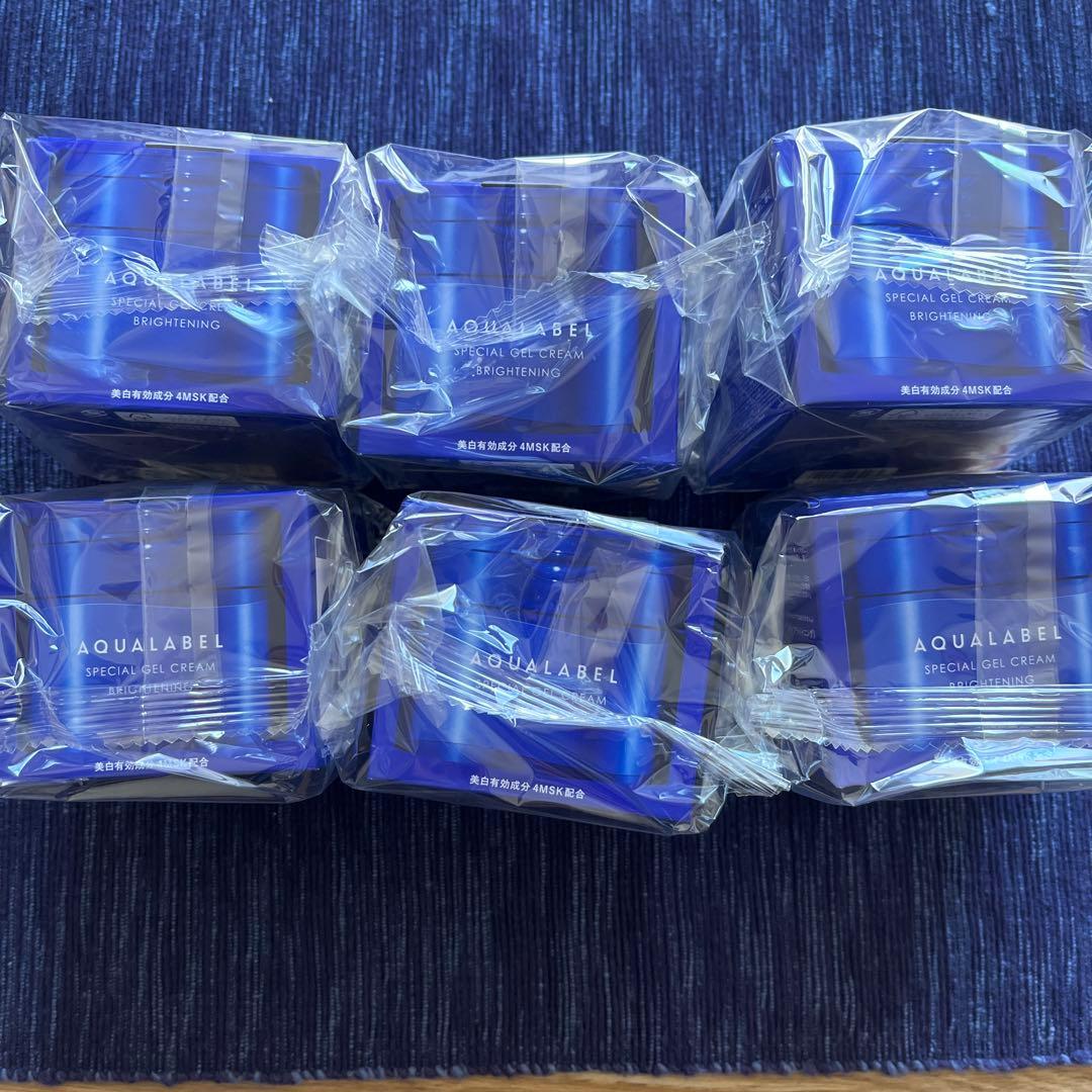 AQUALABEL SPECIAL GEL CREAM 6個セット