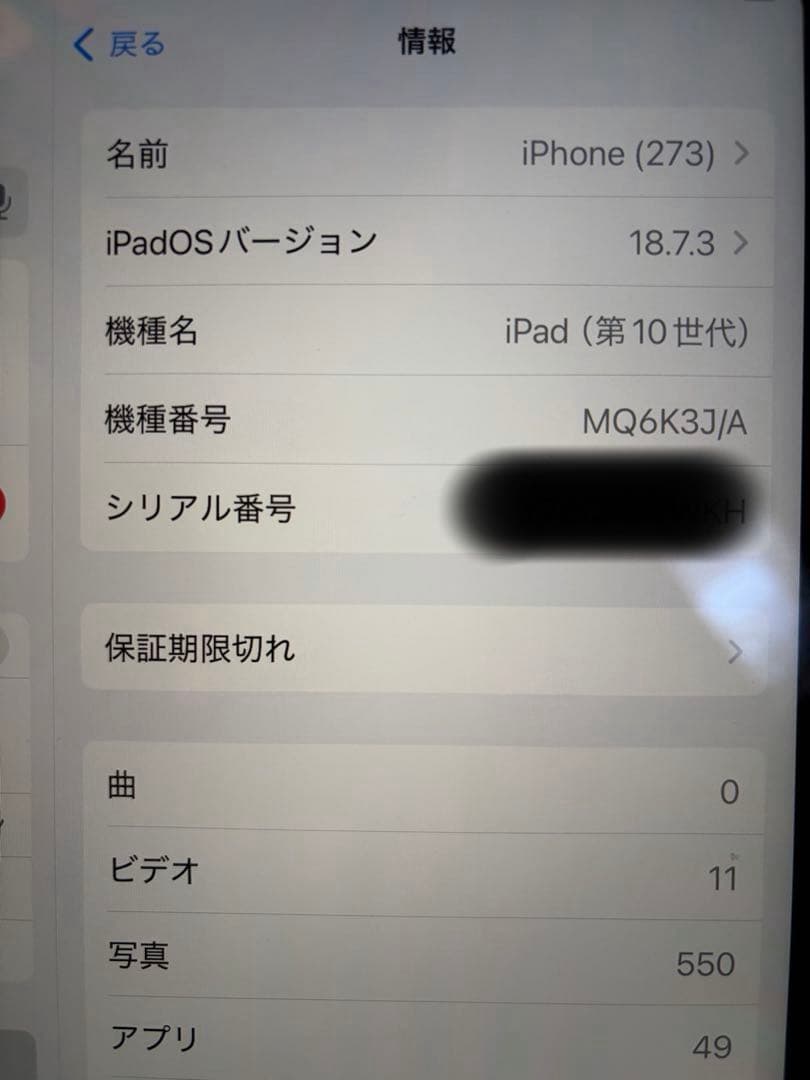 Apple iPad 10世代Wi-Fi＋Cellularモデル