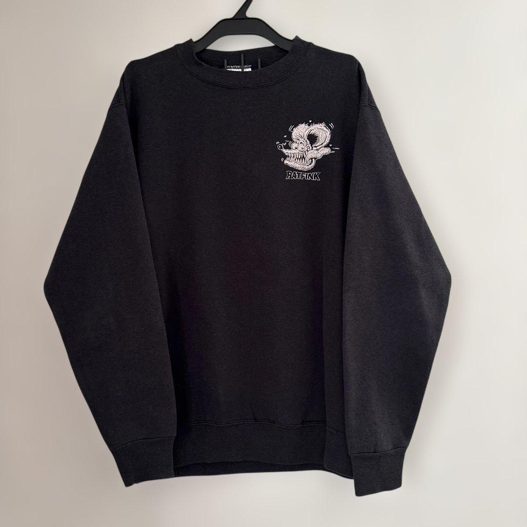 ポ*コ様 90s TULTEX usa製 RATFINK sweat！！希少BL