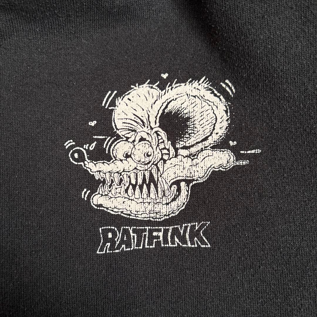 ポ*コ様 90s TULTEX usa製 RATFINK sweat！！希少BL
