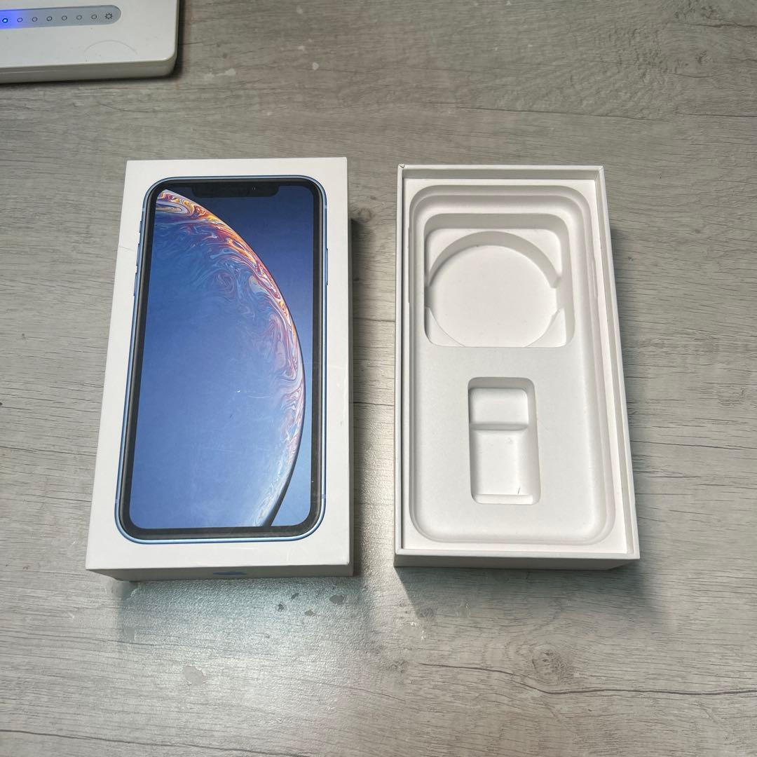 【SIMロックあり au】iPhone XR 青 128GB