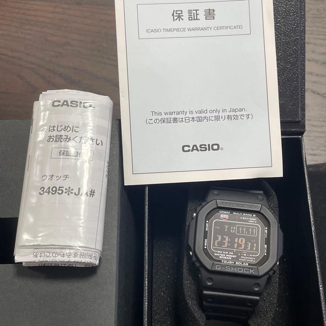 G-SHOCK デジタル腕時計 ブラック　GW-M5610U-1BJF