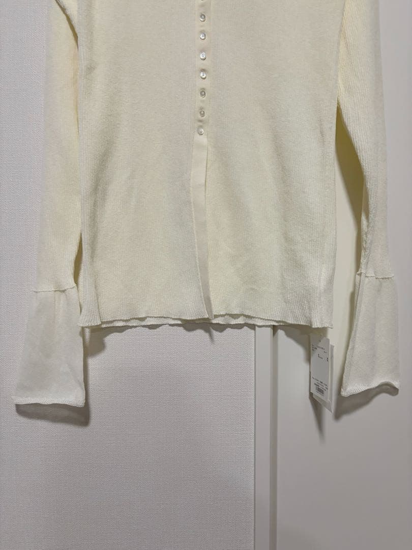 ETRE TOKYO シアーリブニットカーディガン