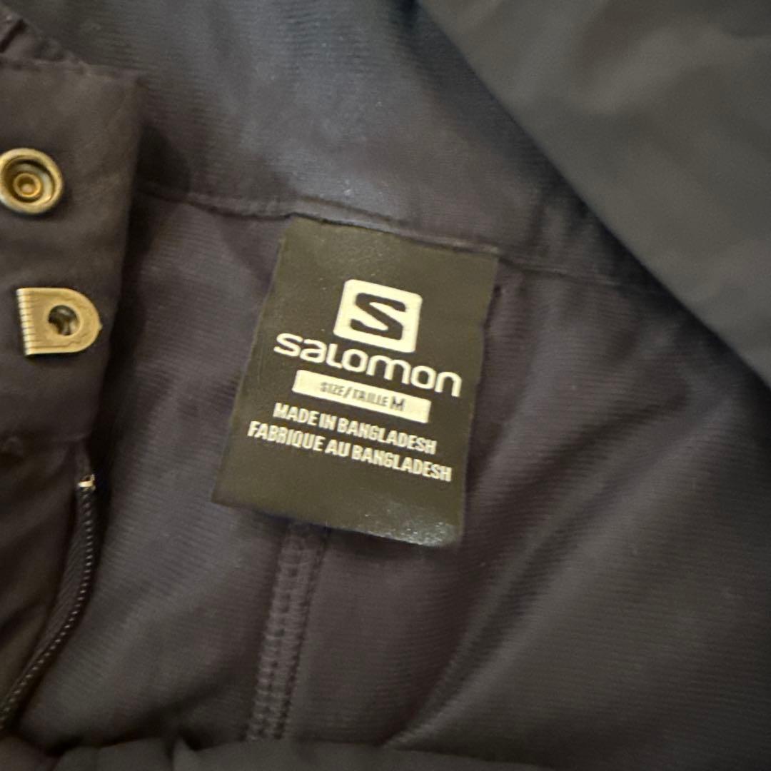 【一度だけ着用】Salomon スキーウェア ホワイト/ネイビー