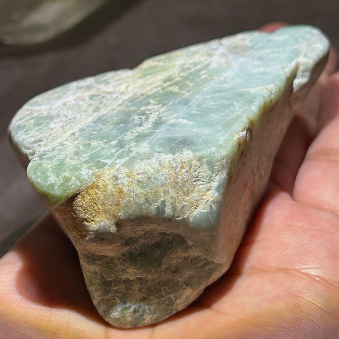 ⭐️別格高級品！来福開運秘宝①！国石！糸魚川翡翠　ジェダイト　原石