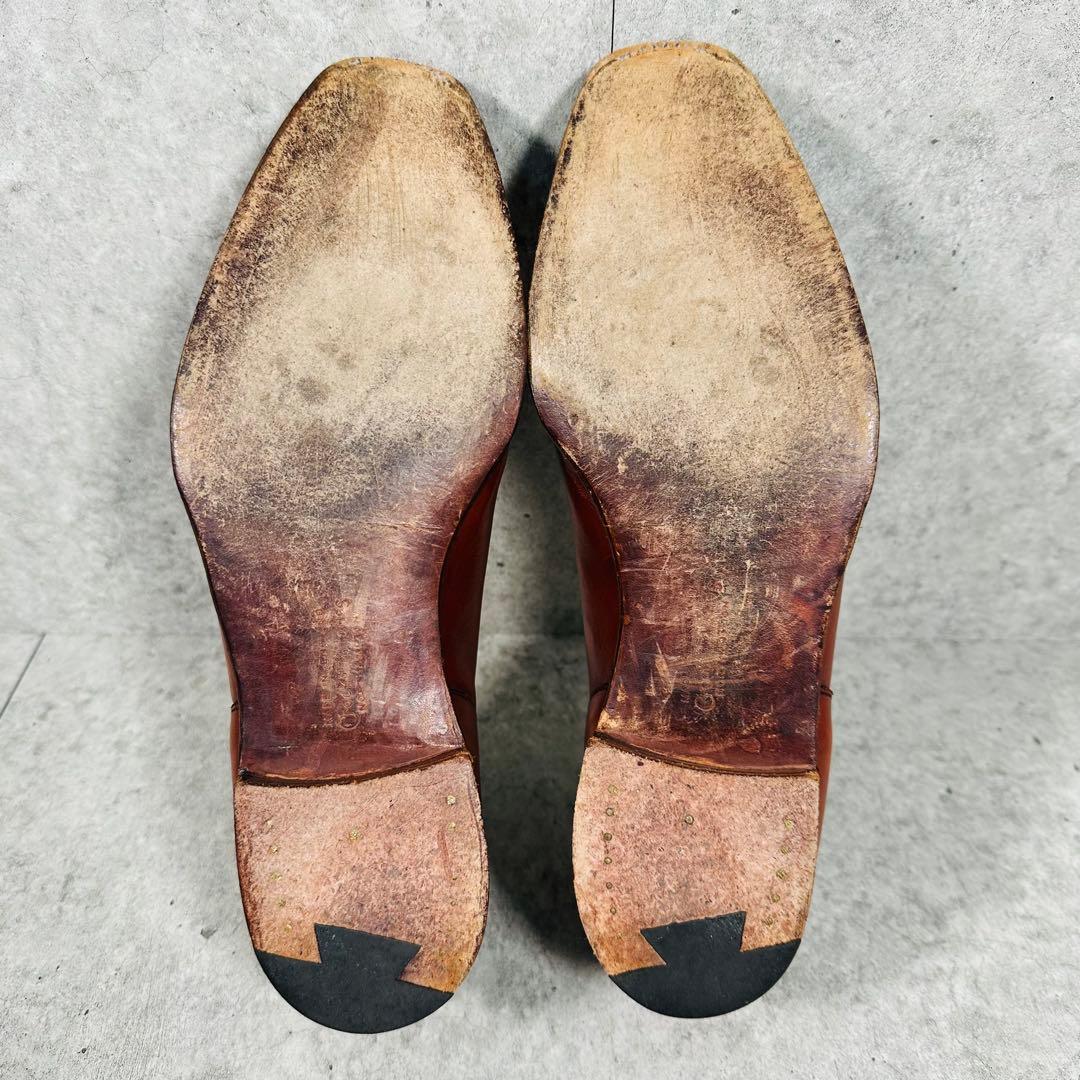 クロケット＆ジョーンズ ストレートチップ 内羽根 革靴 レザー 9780-11B