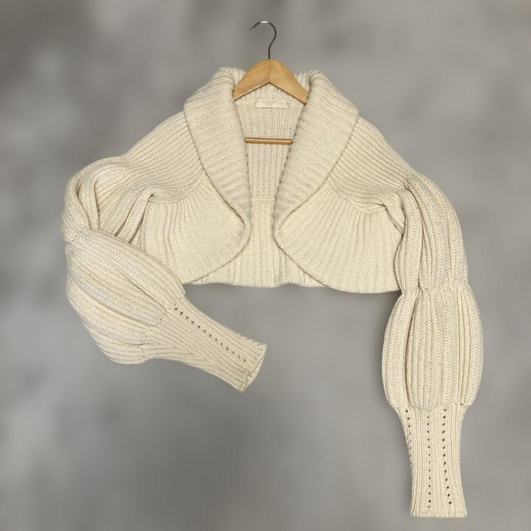 VALENTINO カシミア50%ウール50%　カーディガン.ボレロ