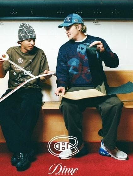 た*ー様 レア！海外限定Dime ゴールキーパー ニット セーター　ネイビー　S