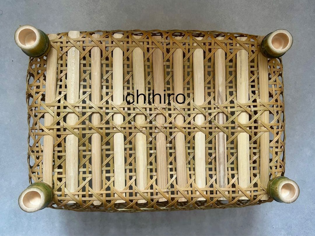 水切り竹かご 椀かご（新品未使用）直径横約34.5センチ縦約27高さ約18.5