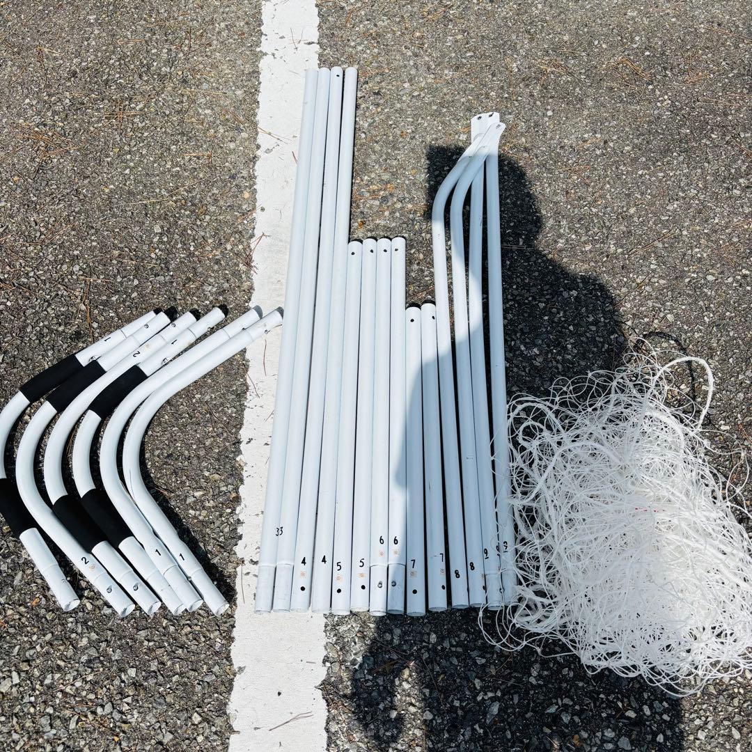 フットサルゴール　2台セット　組み立て　説明書　少年　子供　練習　部活　サッカー