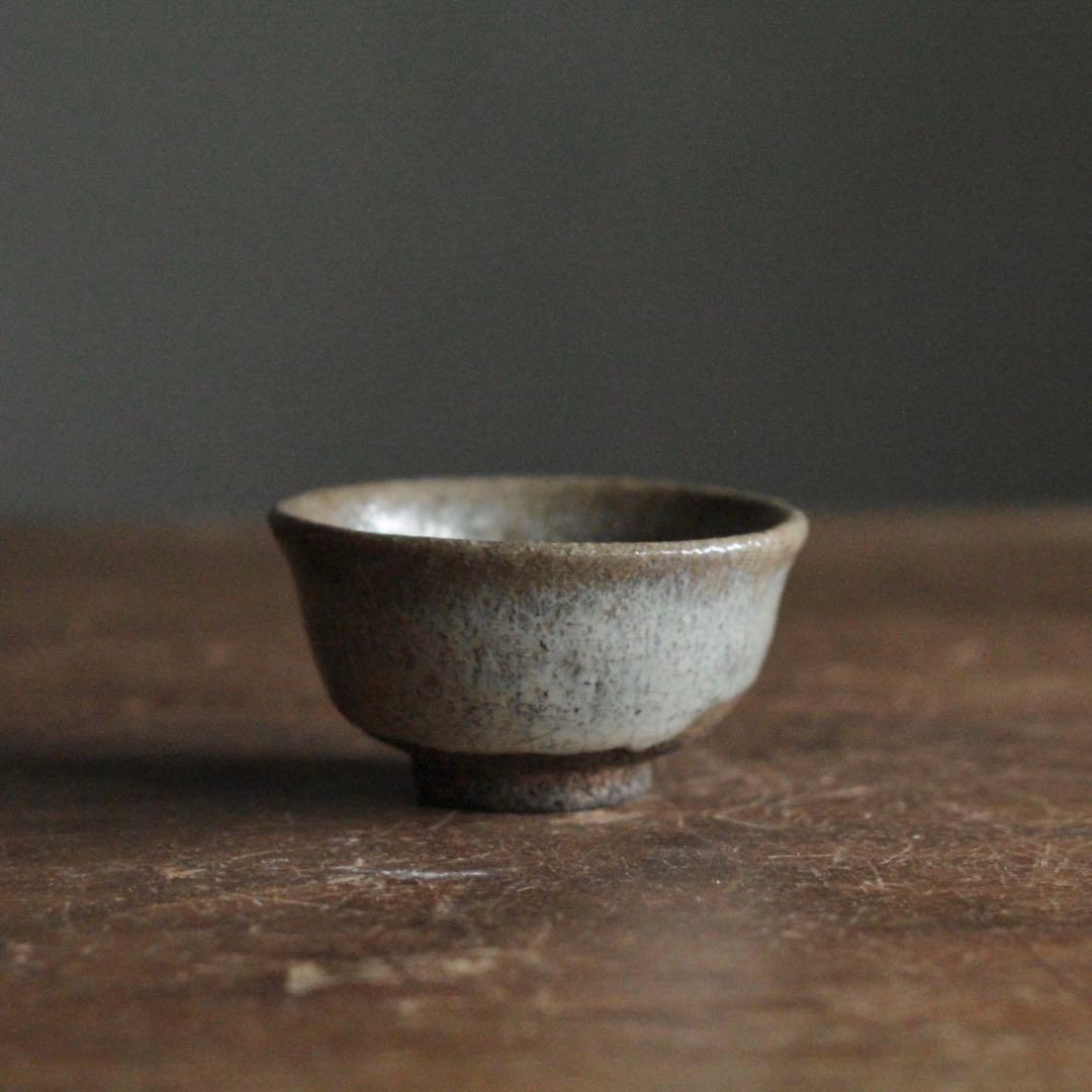 美しき 斑釉 盃 ぐい呑み ちょこ 酒器 古道具 アンティーク