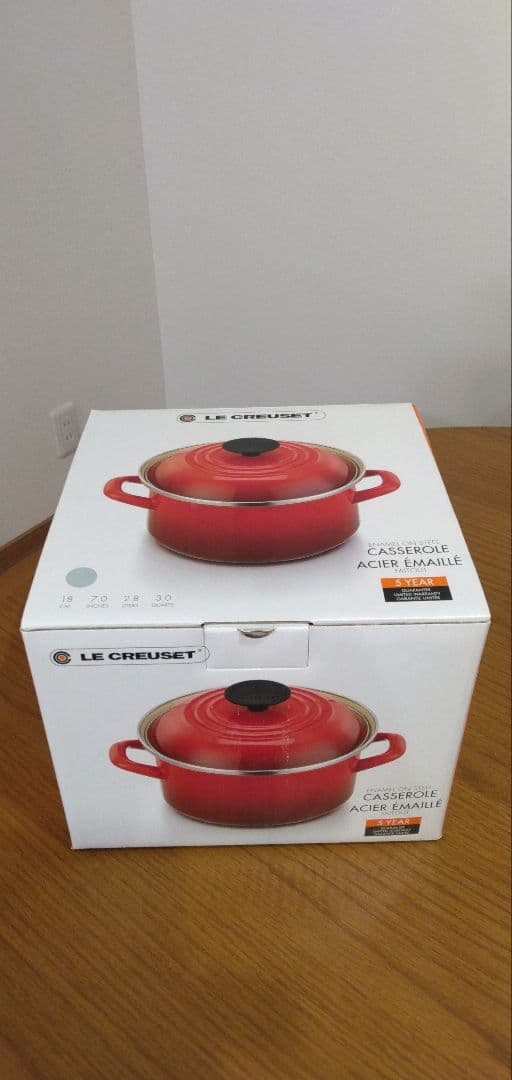 未使用　LE CREUSET キャセロール　casserole
