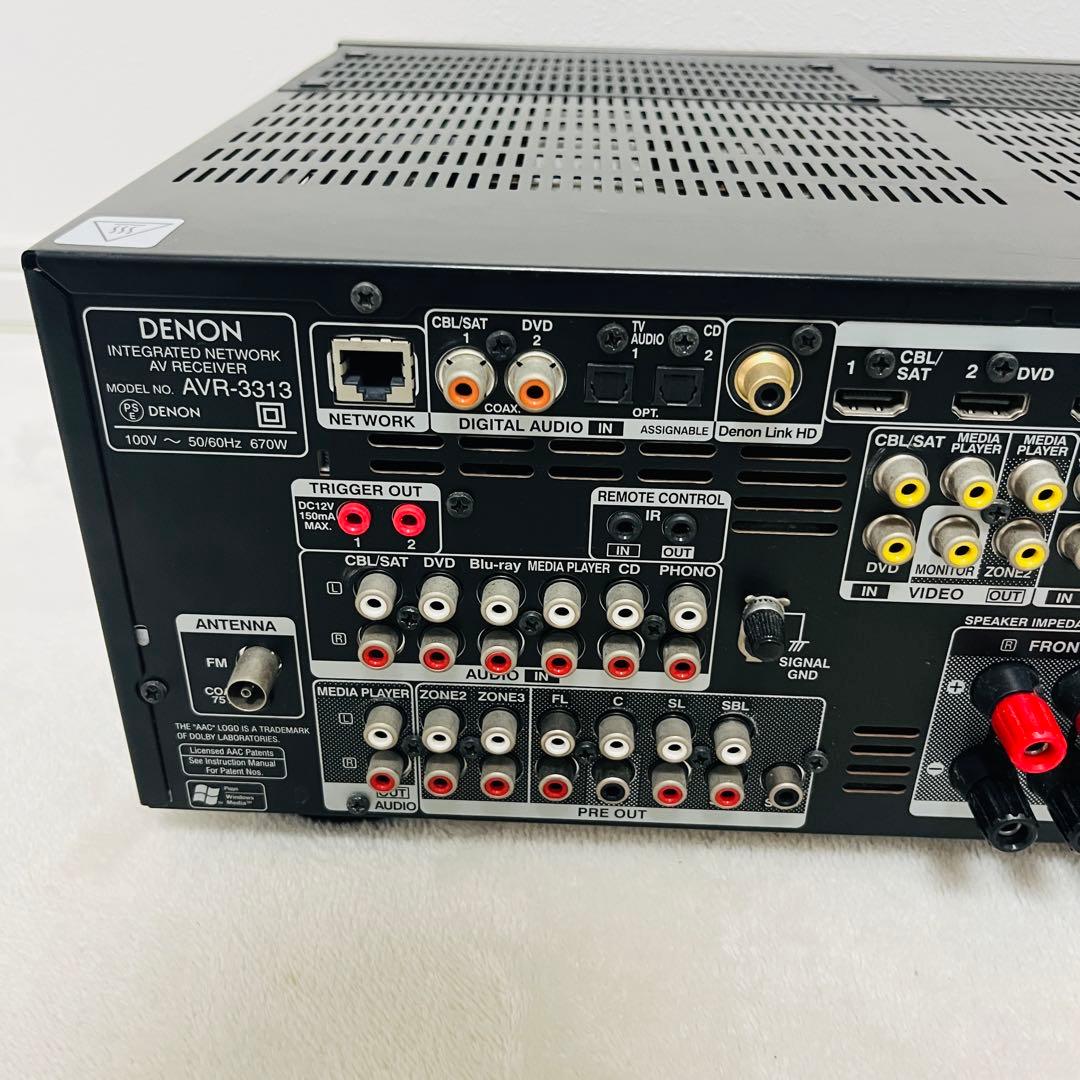 DENON AVR-3313 AVアンプ 4K対応　簡易動作確認済み