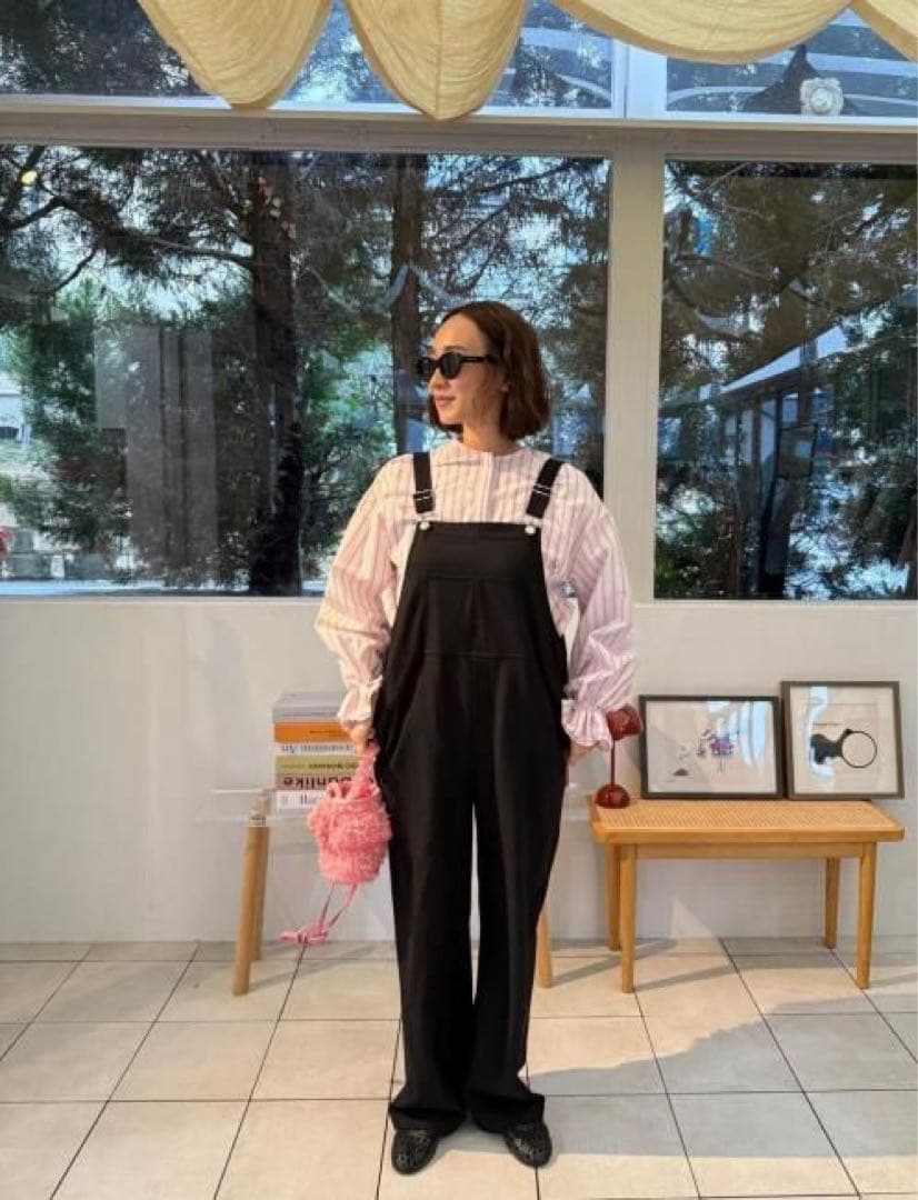 【完売品✨】　ロージーモンスタークラウンチュニック　ピンク　ストライプ　フリル