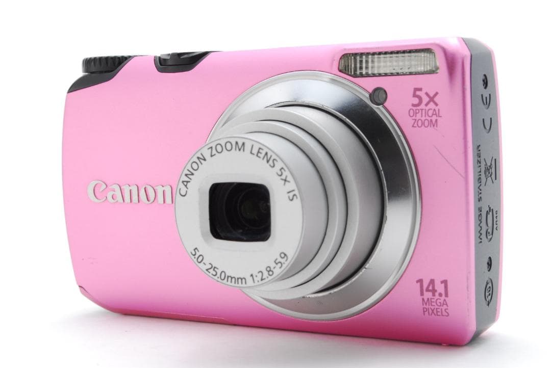 Canon powershot a3200 デジタルカメラ ピンク 動作確認済