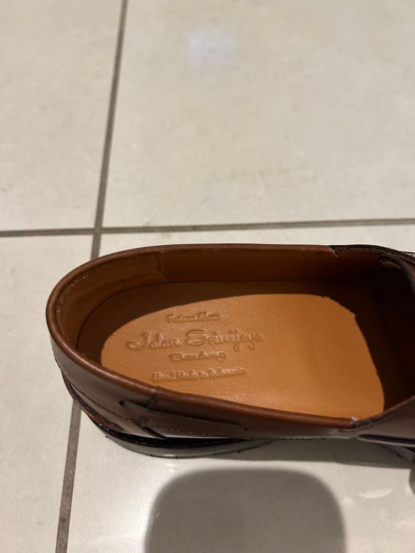 ジャランスリワヤ　ブラウン レザー モカシン 靴 マーカウェア　石川さん紹介