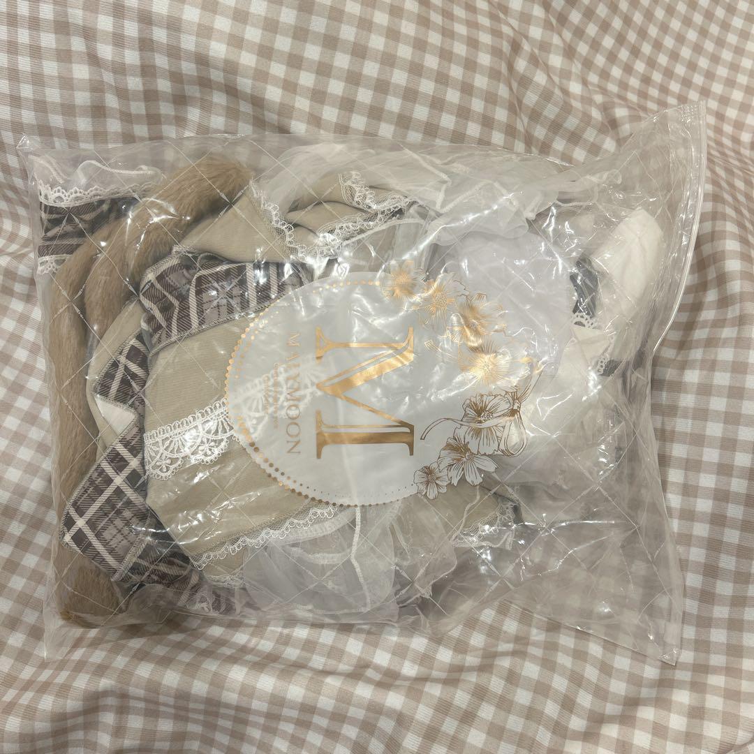 ロイヤルチェックキティメイド　オリジナルコスプレ9点セット　Malymoon