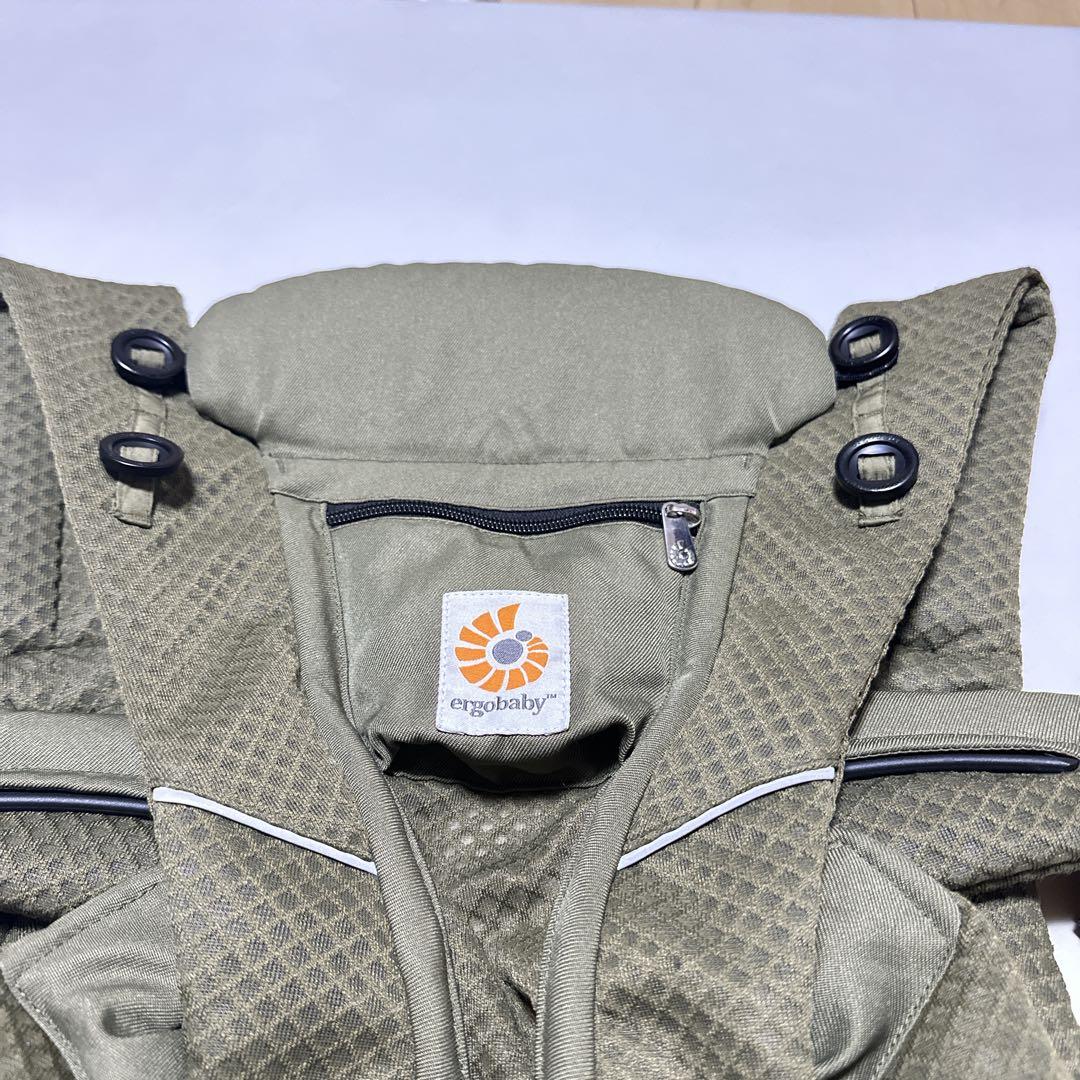 極美品 elgobaby OMNI breeze オリーブグリーン カーキ