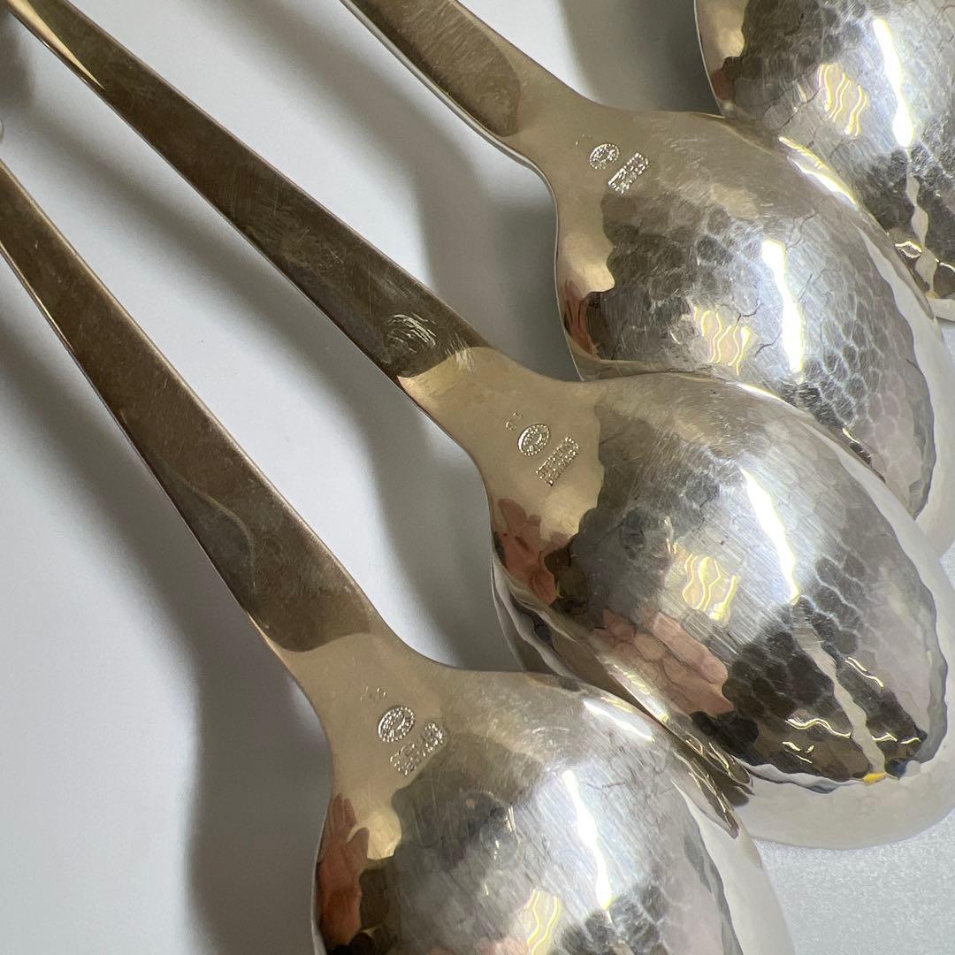 ジョージジェンセン　ブロッサムsterling925ディナースプーン6本　共袋付