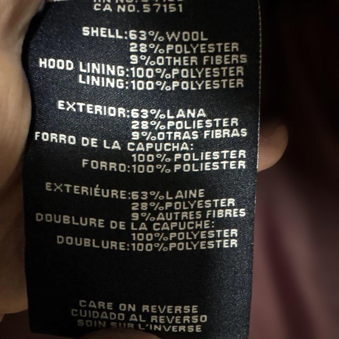   ブラックダッフルコート