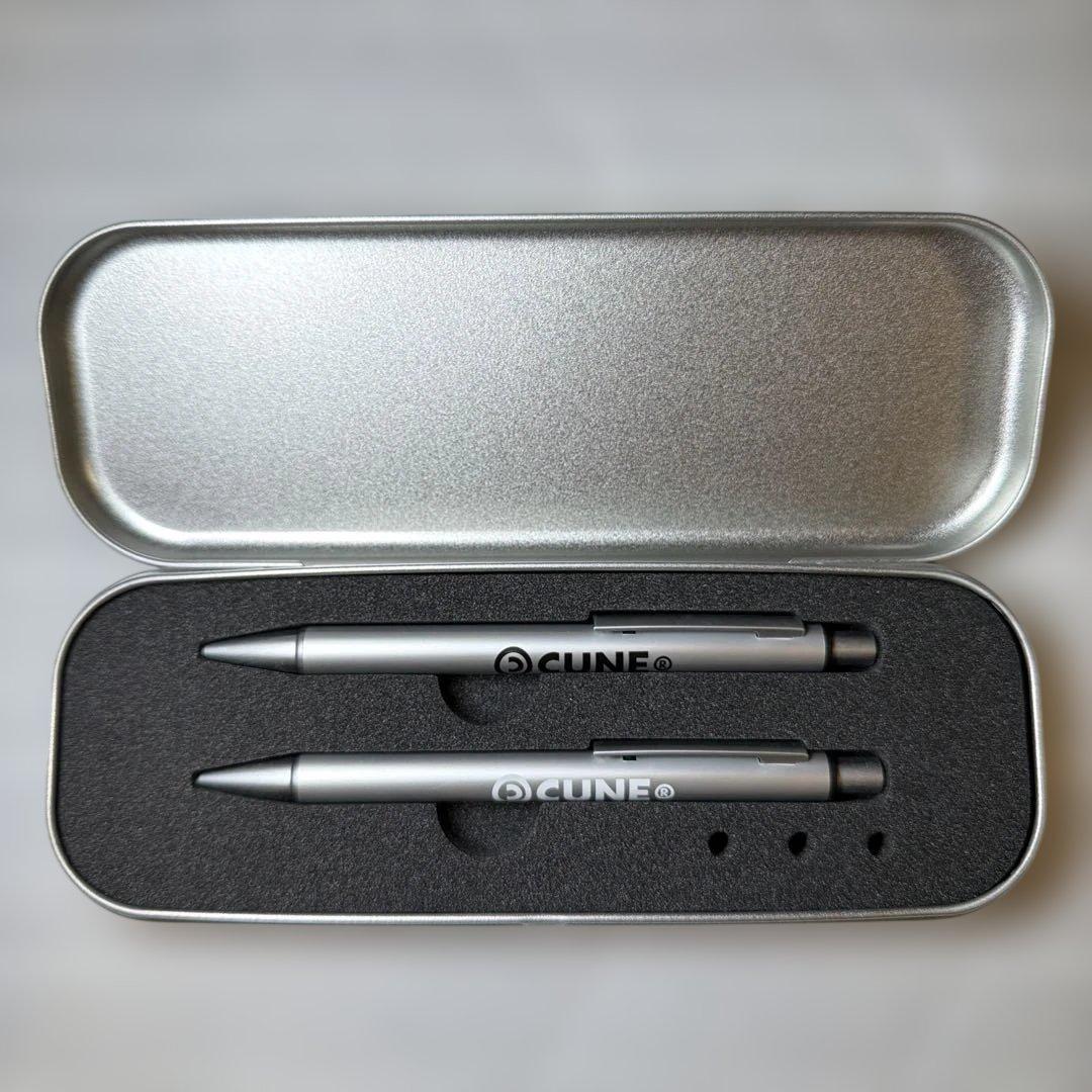 CUNE S8H10F0.5Anniversary 2本ペンセット ペンケース付