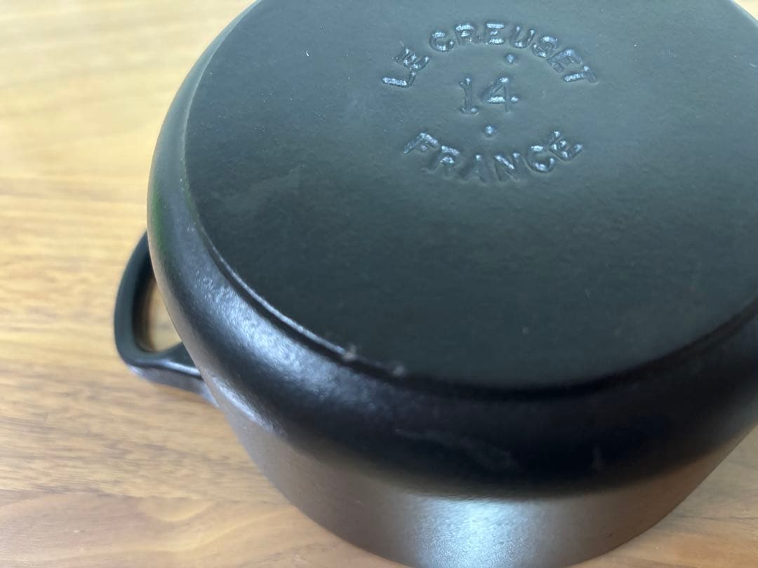 ル・クルーゼ ココットロンド 14cm（マットブラック）