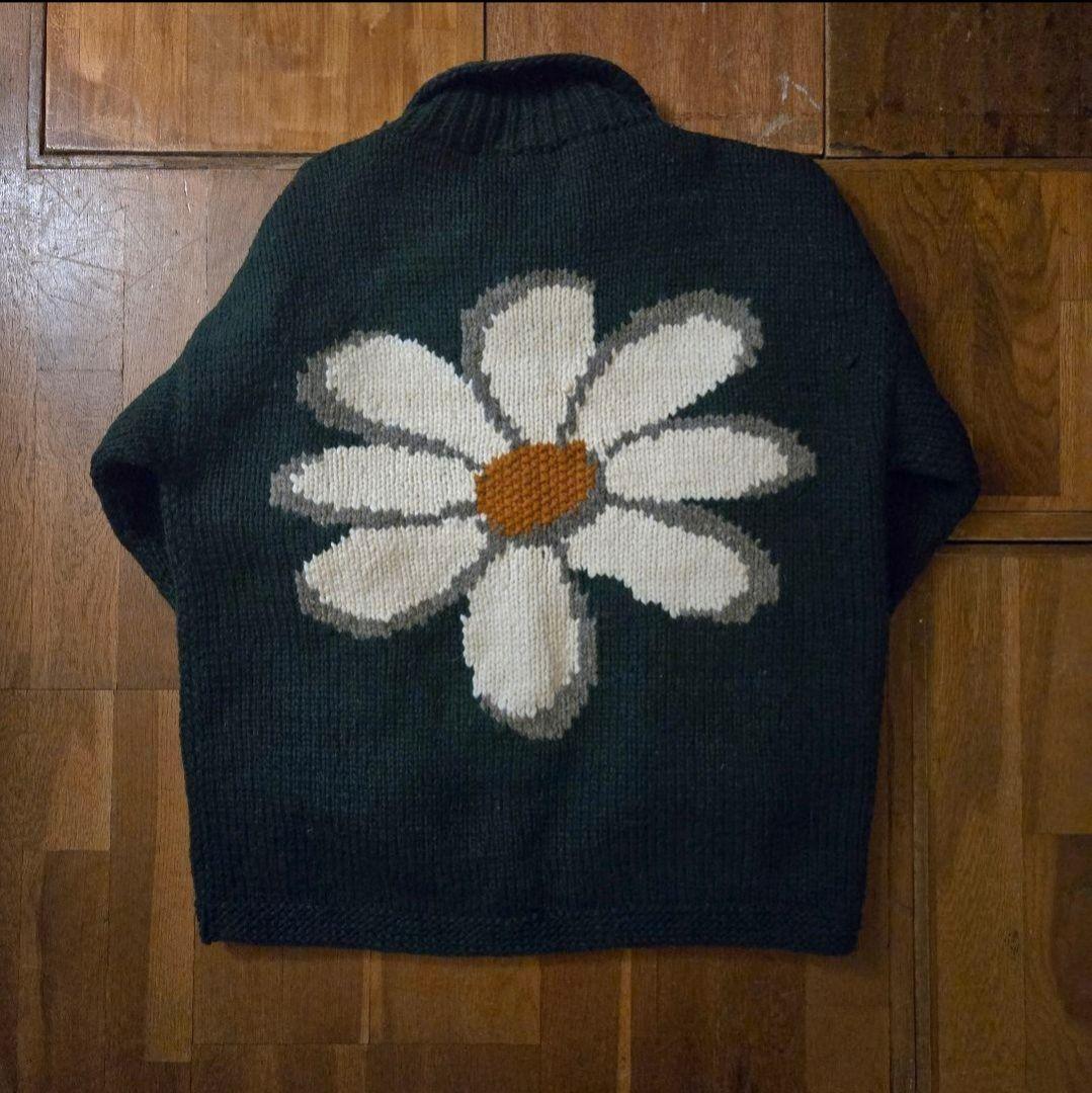 リクトDaisy pattern ecuador knit