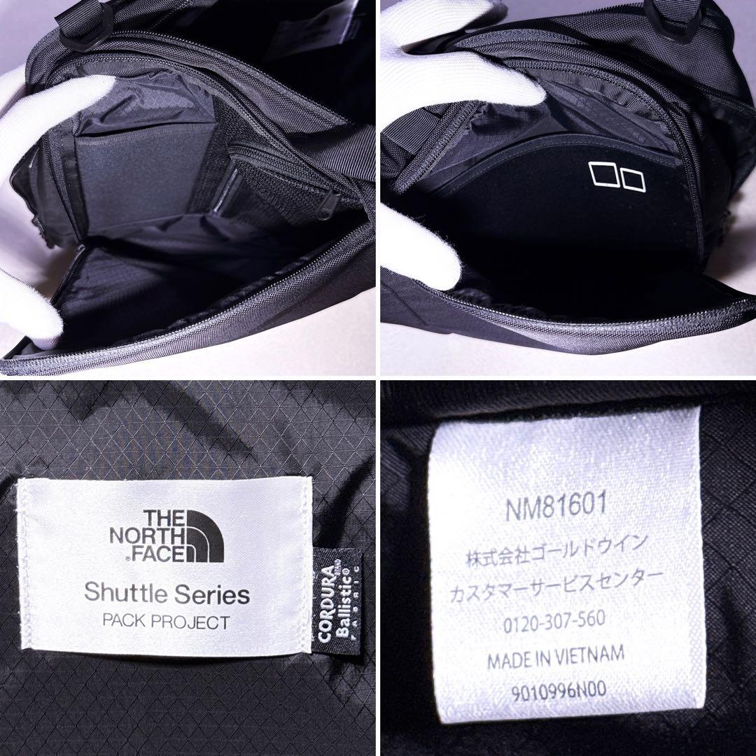 【未使用】ノースフェイス 3way シャトル ブリーフケース リュック ブラック