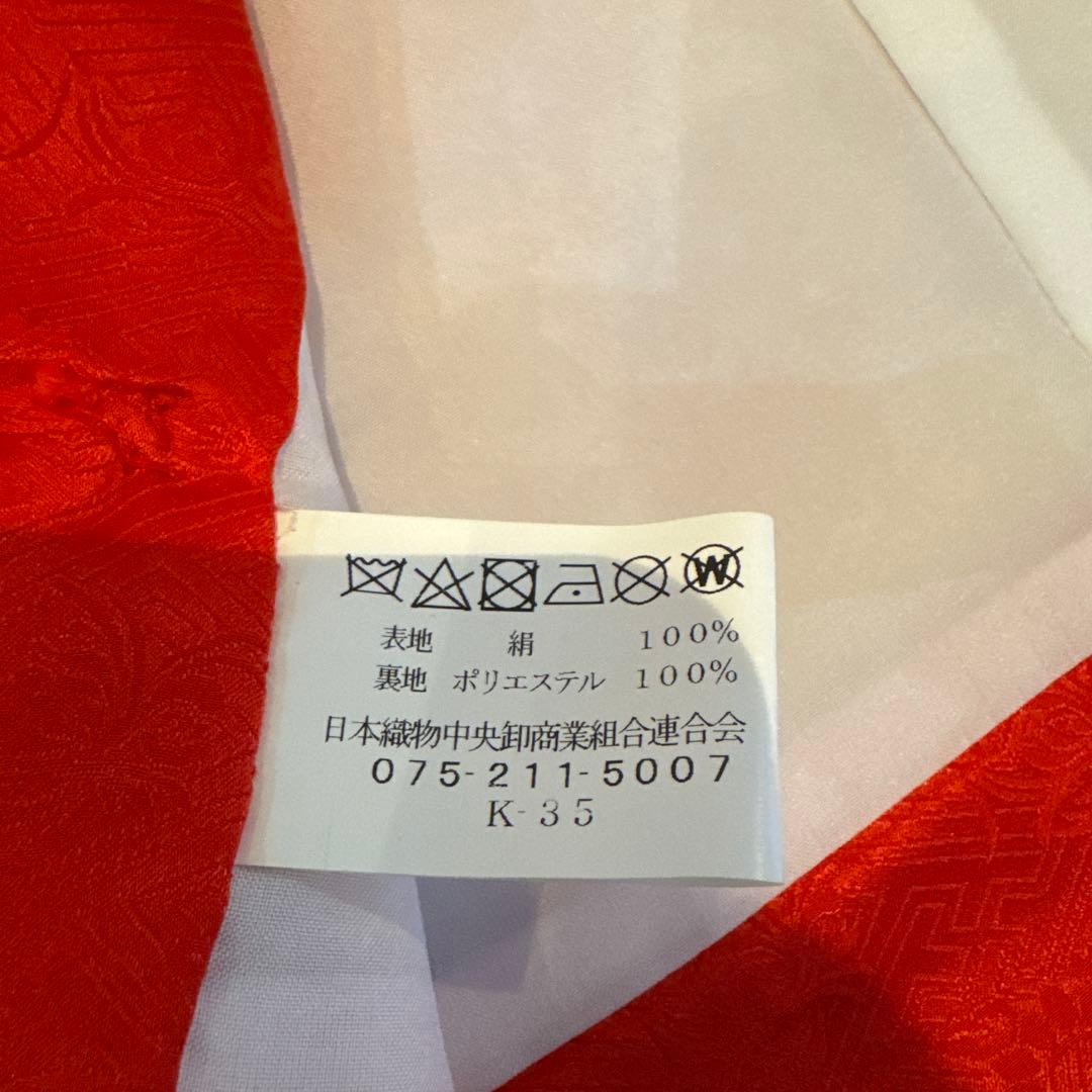 総額約8万円！七五三　正絹　被布　草履、おまけの足袋、髪飾り付き