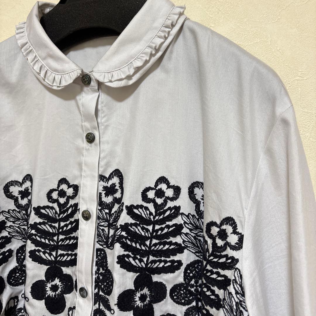 未使用 ミナペルホネン 38 swing garden ブラウス